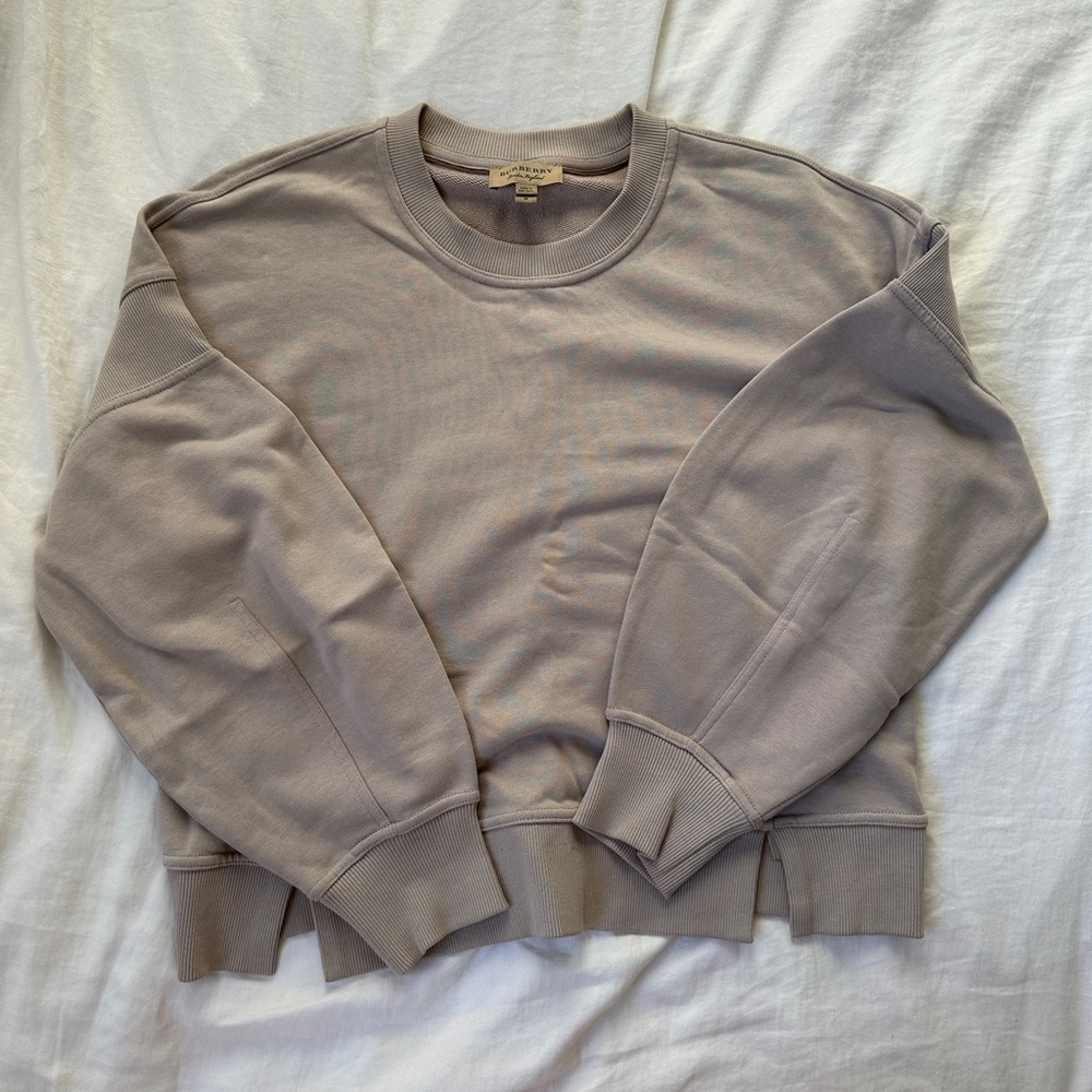 Burberry Grey Lilac crewneck sweater